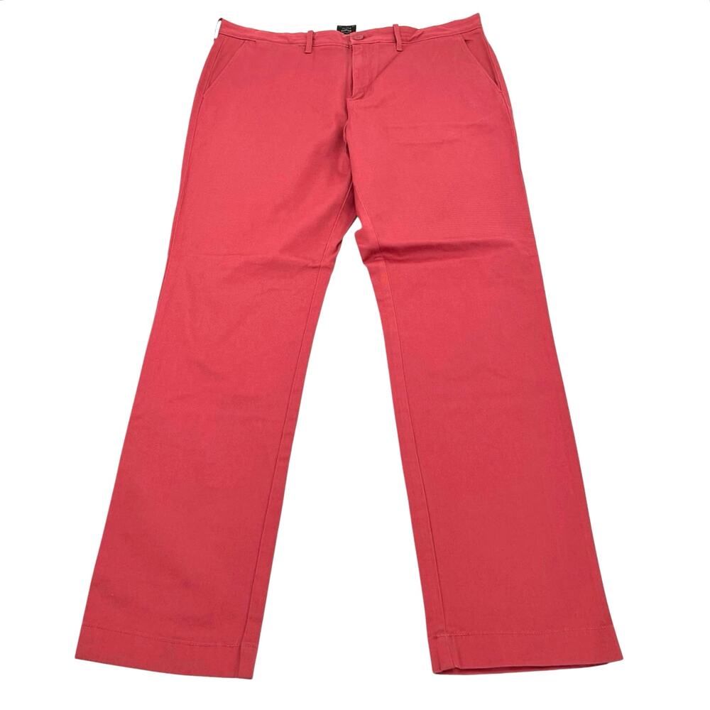 J.Crew Stretch 770 Straight men’s khaki casual pants 36x32 - Picture 2 of 13